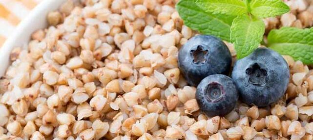 Buckwheat na tomato